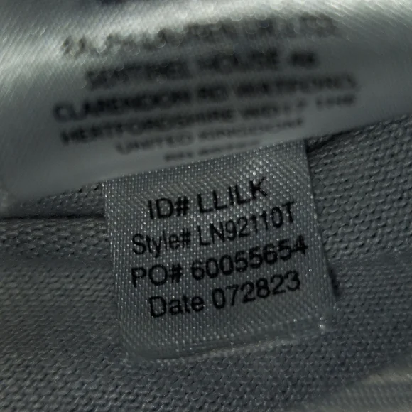 Ralph Lauren Black Lable Women Pajama Set in Gray And White Size M - Picture 8 of 9